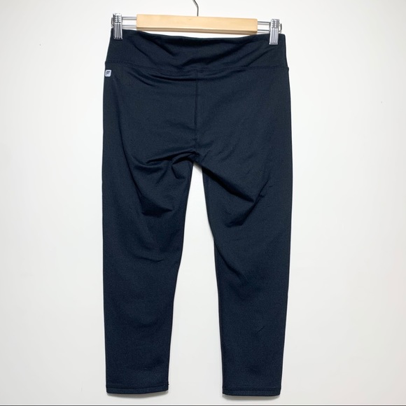 FABLETICS Black Cropped Workout Leggings Small - Picture 4 of 9